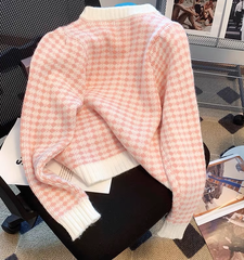 women's knitted cardigan coat sweater