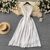 women's summer white dress