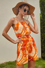 High-Waisted Sling Romper