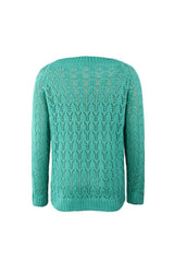 Bat Sleeve Hollow Off-Shoulder Sweater