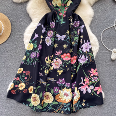 women's summer printed sleeveless dress