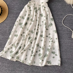 Women's summer V-neck floral dress