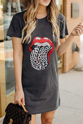 Big Lip T-Shirt Dress