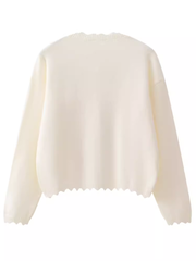 women's knitted sweater jacket