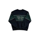 80's Print Loose Sweatshirt