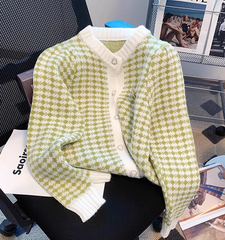 women's knitted cardigan coat sweater