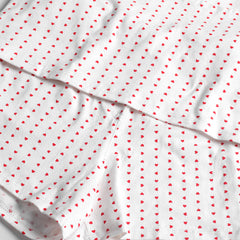 Heart Print Cotton Casual Set