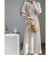 women's summer square neck dress