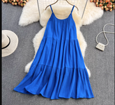 Blue Seaside Resort Dress,