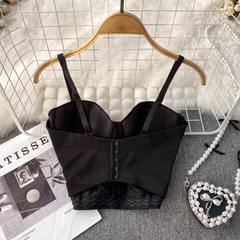 Colorful diamond performance costume with padded top