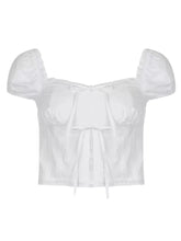 Nethra Short Sleeve Crop Top