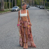 Charlotte Floral Layered Skirt