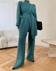 Riana Three Piece Cozy Knit Set