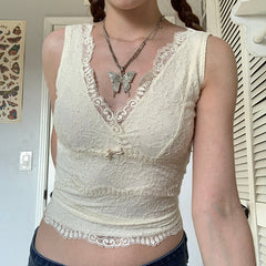 Olivia Lace Tank Top