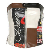 Roux Leather Strapless Top