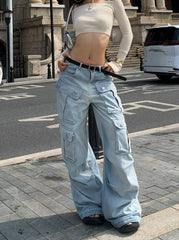 Tzivia Loose Cargo Jeans