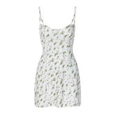 women's suspender floral dress
