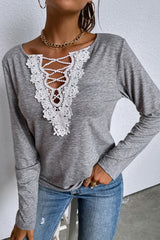 Lace Patchwork Blouse