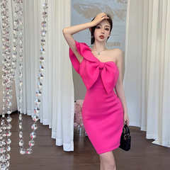 One Shoulder Bodycon Dress