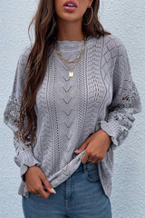 Lace Patchwork Hollow Sweater