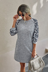 Leopard Patchwork Dress