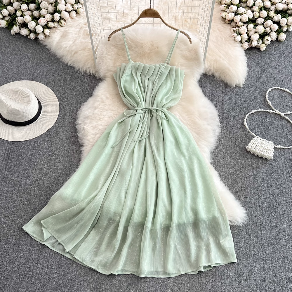 Fashion A-line Chiffon Dress ,