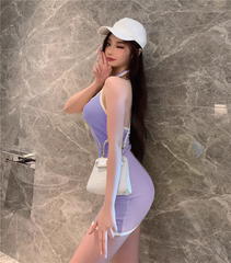 Sexy HalterNeck Bodycon Dress ,