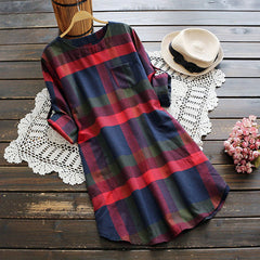 Lady Leisure Plaid Dress