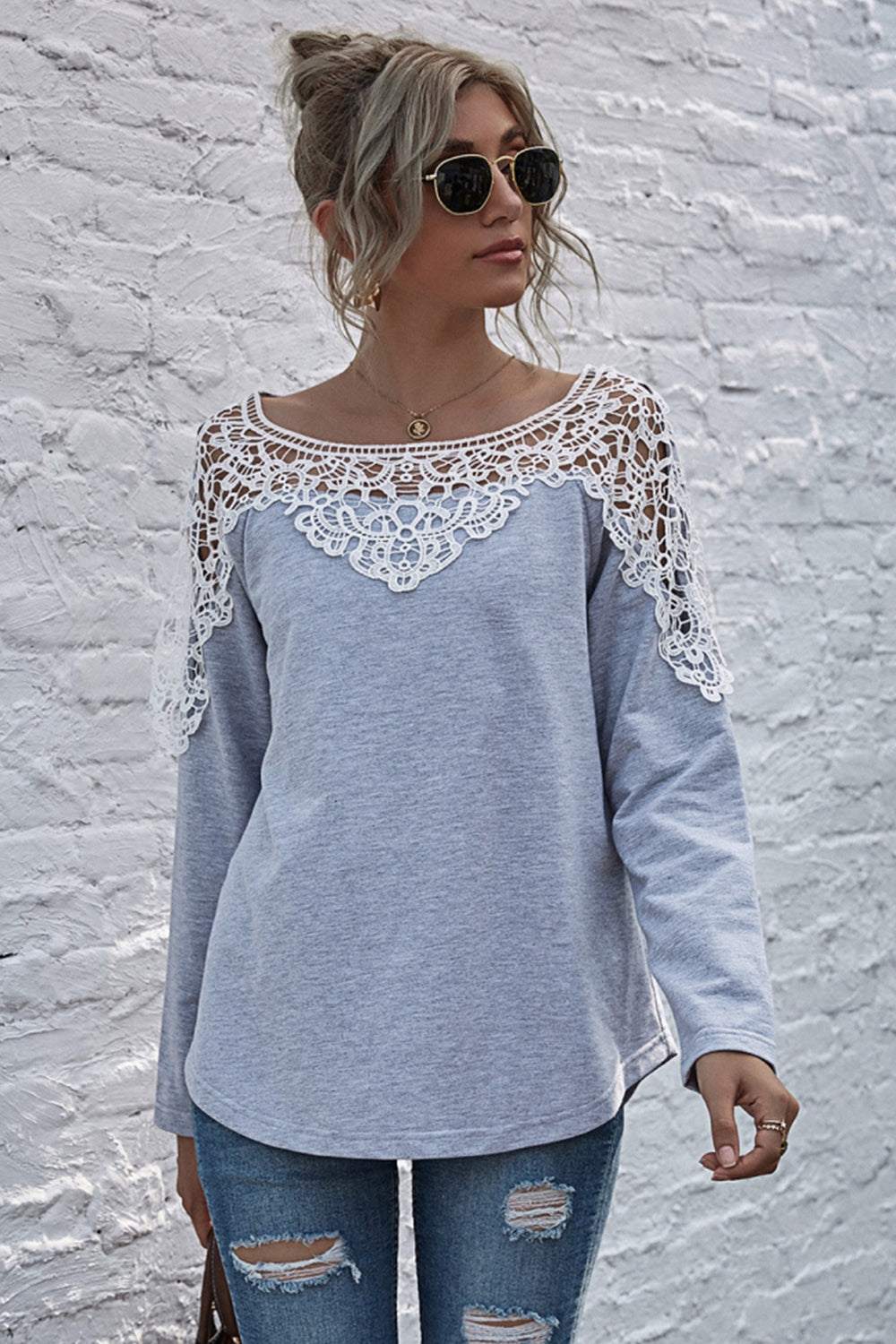 Lace Patchwork T-Shirt