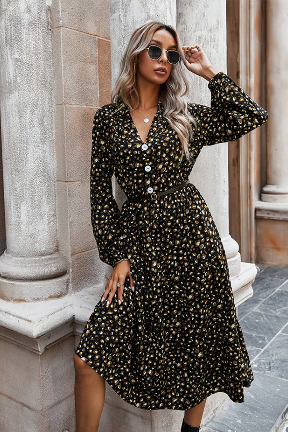 Leopard Print Dress