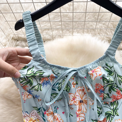 women's summer vintage floral dress