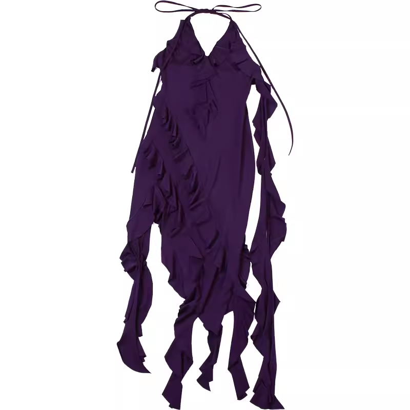 Chic Purple Summer Dress