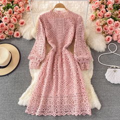 Cutout Lace Dress ,