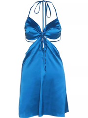 Sexy Blue Homecoming Dress