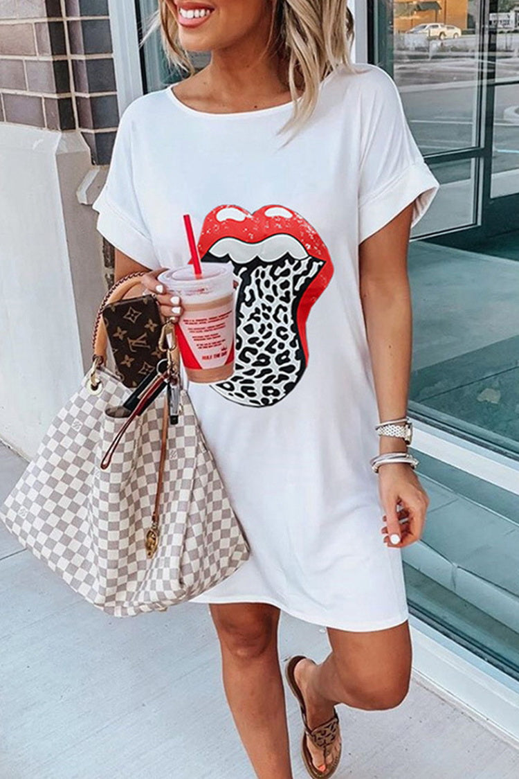 Big Lip T-Shirt Dress