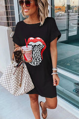 Big Lip T-Shirt Dress