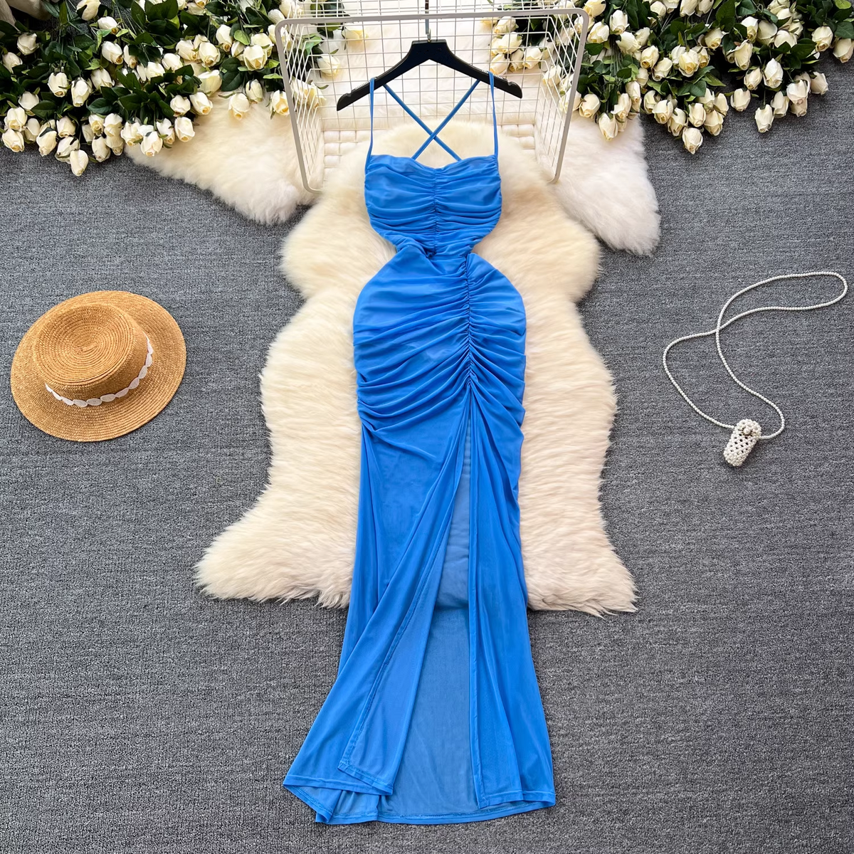 Sexy Blue Summer Dress