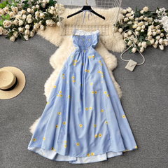 Daisy print dress