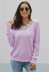 Lace Collar Sweater