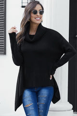 Highneck Asymmetric Sweater