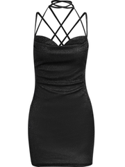 Sexy black bodycon dress