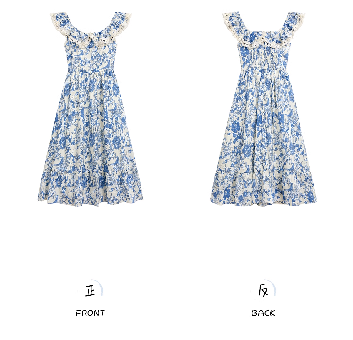 Summer floral dress printed holiday dress