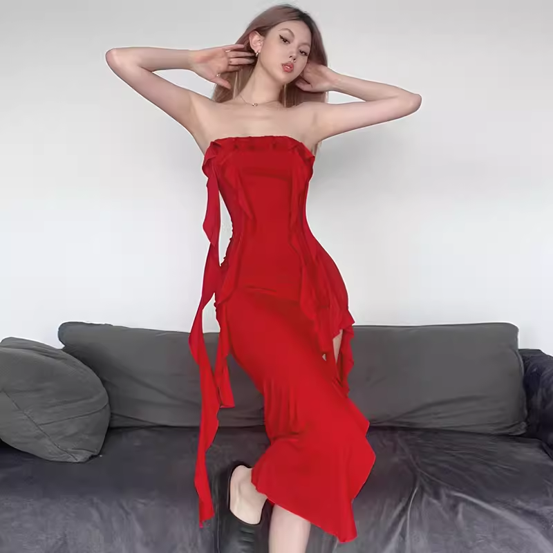 Sexy Red Summer Dress