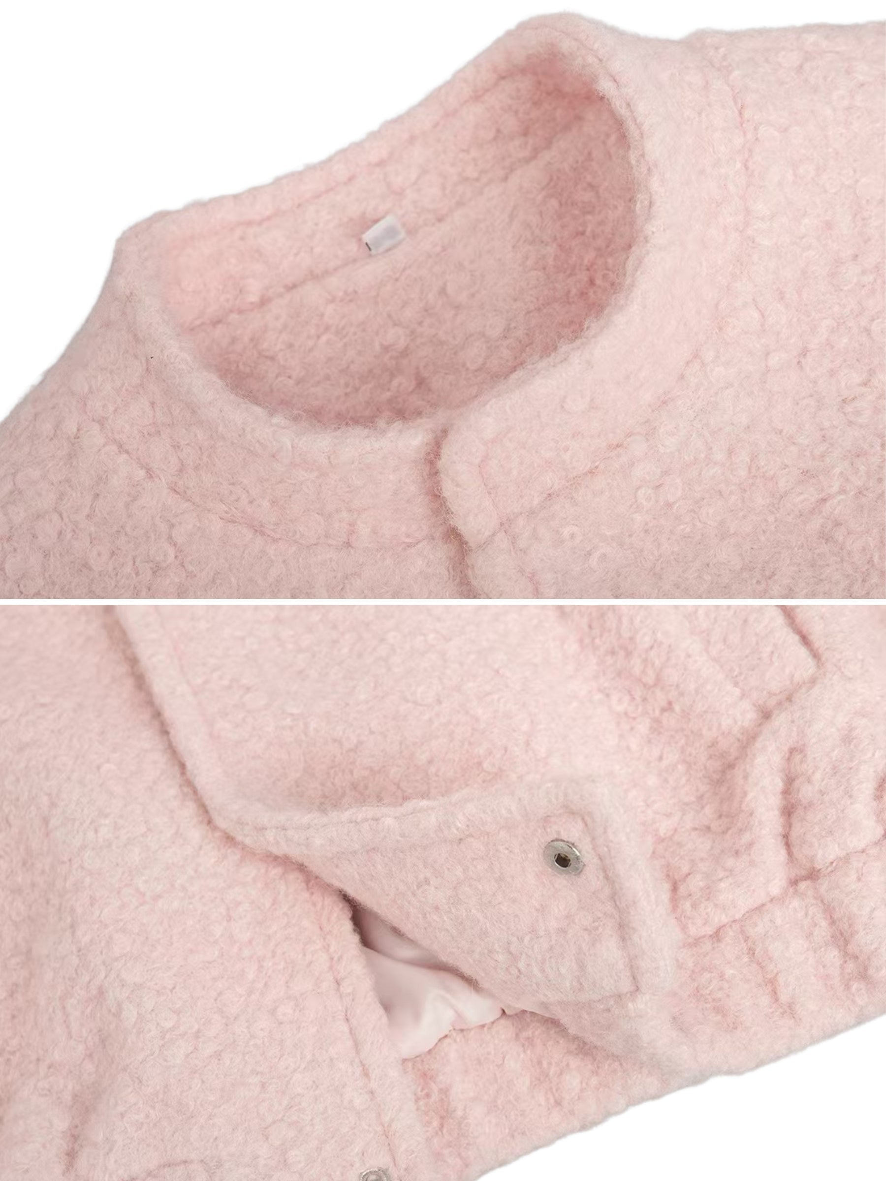 Nathaly Soft Pink Bouclé Jacket