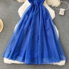 Royal Blue A-line Party Dress