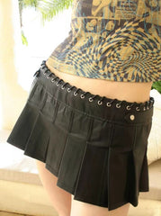 Alex Pleated Mini Skirt