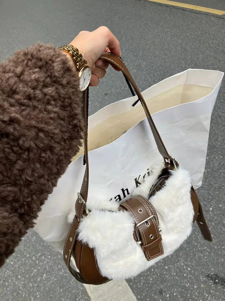 Alyx Faux Fur Shoulder Bag – Cbano