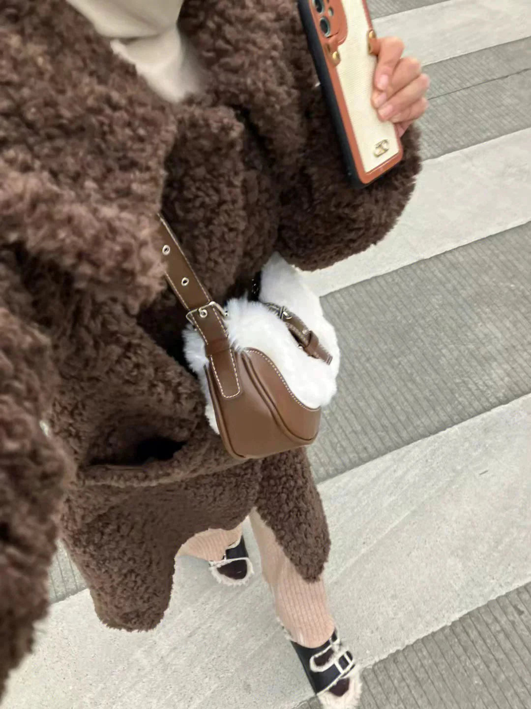 Alyx Faux Fur Shoulder Bag