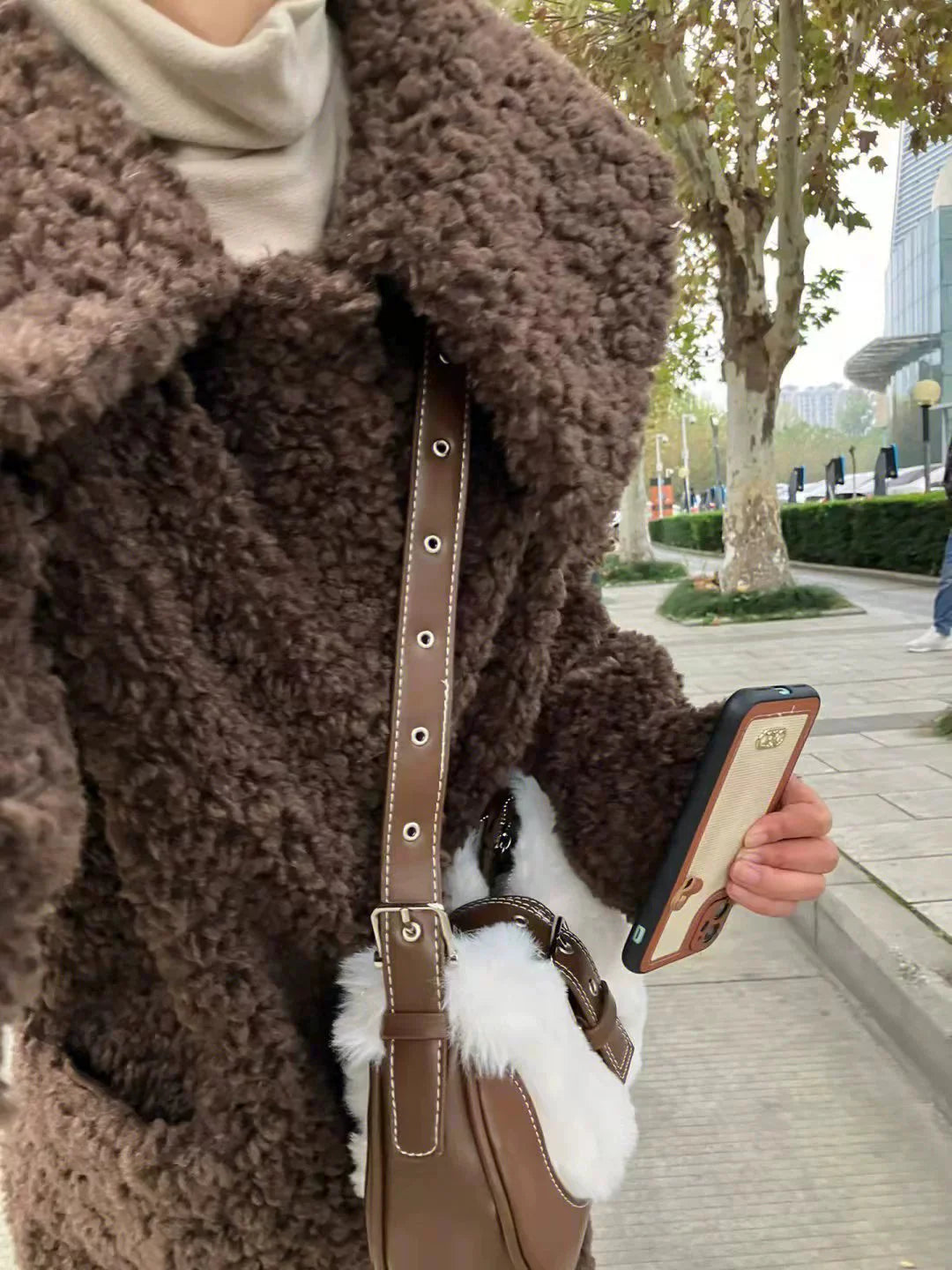 Alyx Faux Fur Shoulder Bag