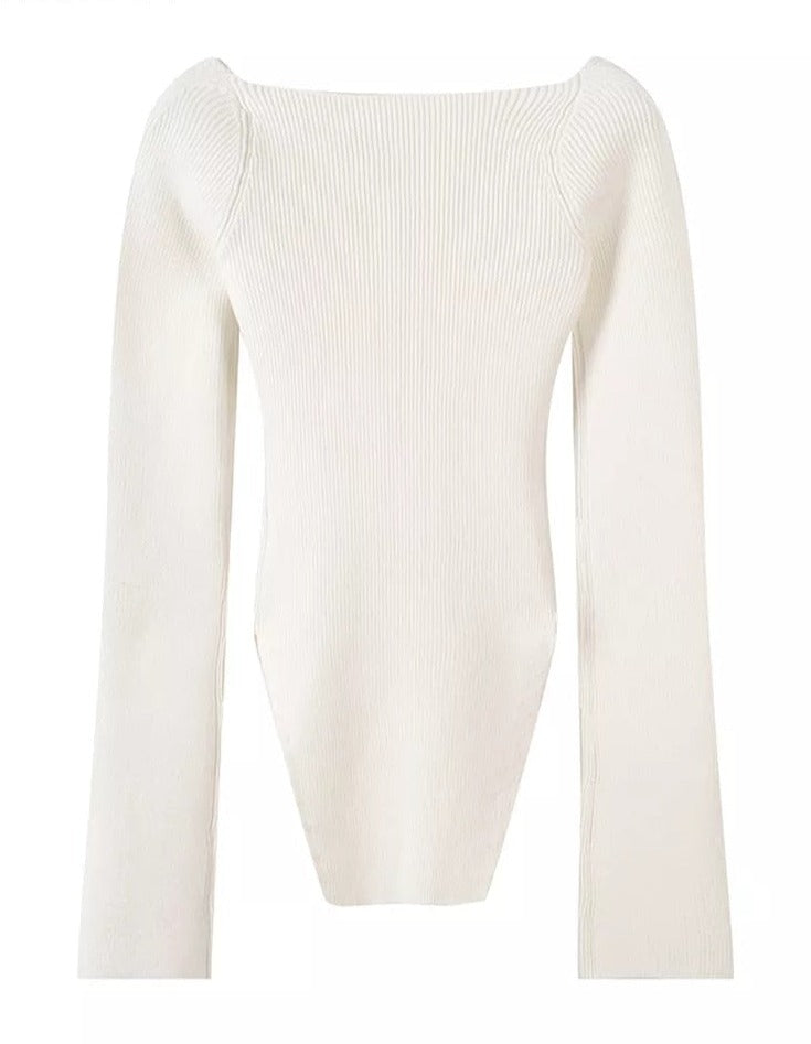 Ambrosi Knitted Long Sleeve Top